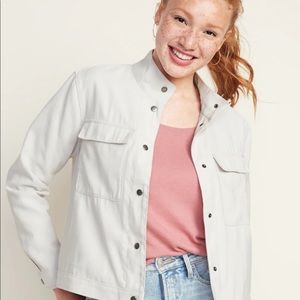 Old Navy Soft Utility Jacket NWT Size Medium Tall